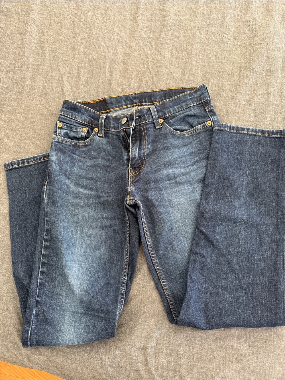 Levi's 511 Women's Faded Blue Straight-Leg Jeans size 29W 30L